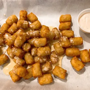 Cheese tots - they forgot the Wagu chili when ordered as an app