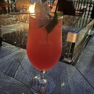 Virgin mai tai, you could tell it was made with care.