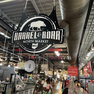 the interior of the store