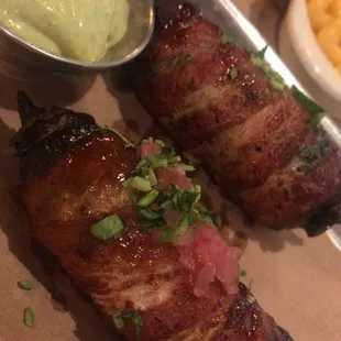 Bacon wrapped jalapeño