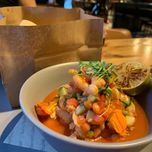 Shrimp ceviche