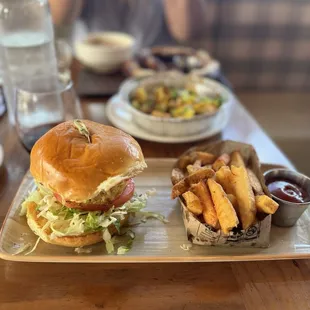 Crab cake sandwich...