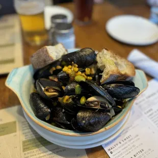 PEI beer mussels