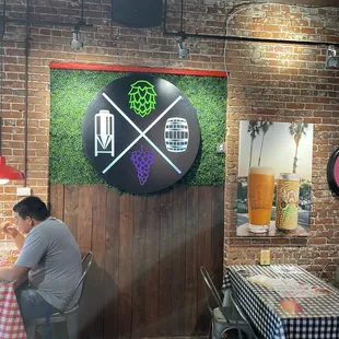 New signage inside