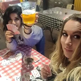 Beers and boardgames with the bestie, CHEERS!