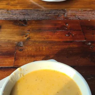 Chicken soup and French Union soup