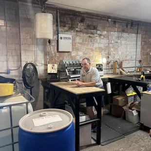 Bottle and label area