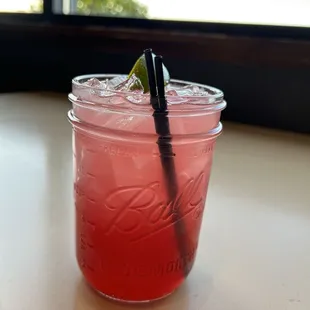 Cranberry lime margarita