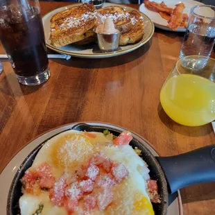 Huevos Rancheros and french toast