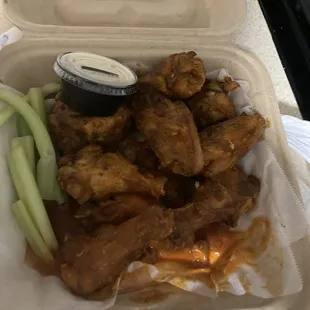 Smoked Spicy BBQ Wings