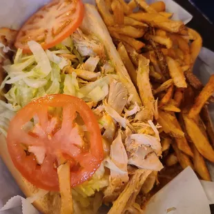 Pulled Chicken Sandwich