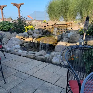 Beautiful patio.
