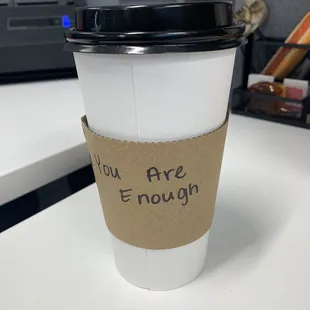 Tie Breaker- sleeve has motivational quote