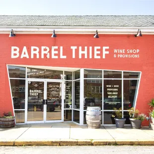 the front of the store