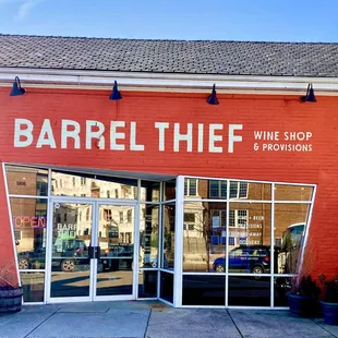 the front of the store