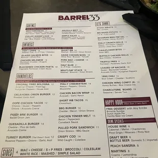 Food Menu