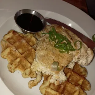 Grilled chicken and waffle - just bad
