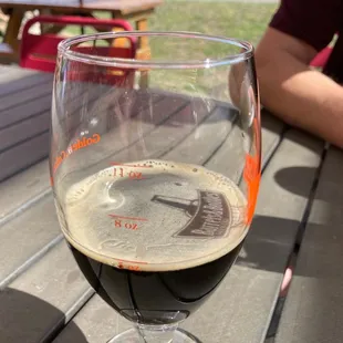 My beer was advertising for the brewery