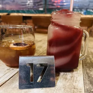 Old fashion + Wine Slushie