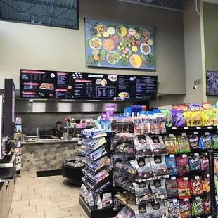 the inside of a grocery store
