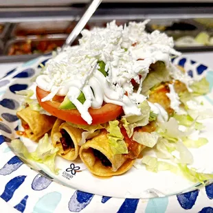 Chicken Flautas (rolled Taquitos)