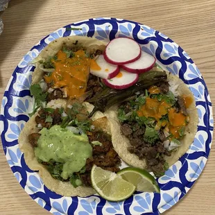 Al Pastor + Asada tacos