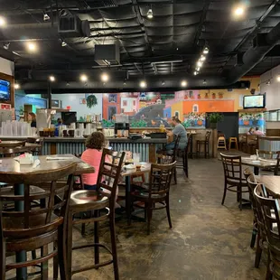 Bar area