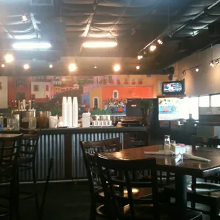 Inside dining area.