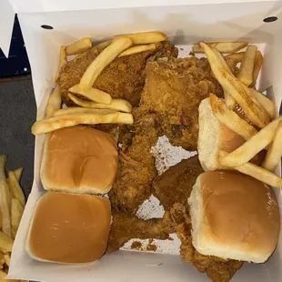 8 piece - moved the fries out of the way