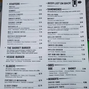 The Menu, since an updated one wasn't here.