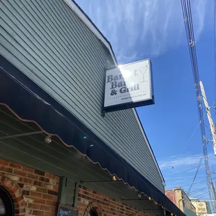 the front of the building