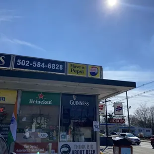 the outside of a store