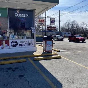 the outside of a store