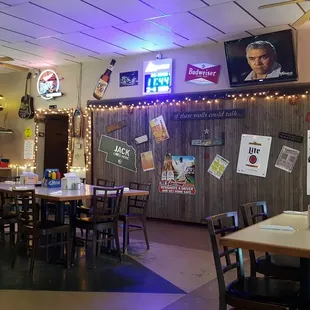 the inside of a restaurant
