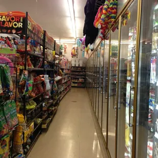 a grocery store aisle