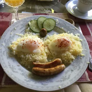 Main course of breakfast