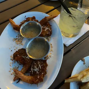 Lonely coconut shrimp