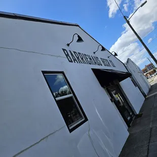 the side of the building