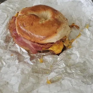 Bacon Egg and Cheese Sandwich
