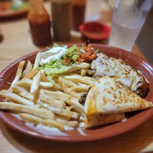 a plate of food