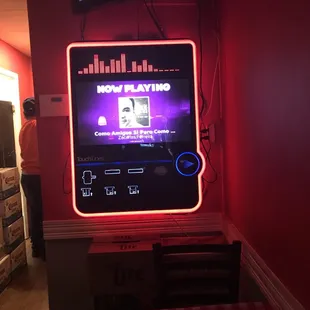 a television mounted on a wall