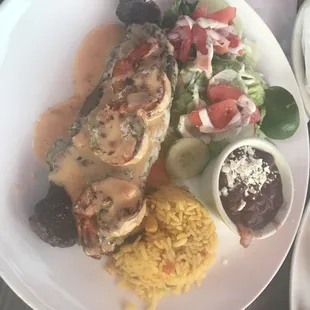 grilled fish, food