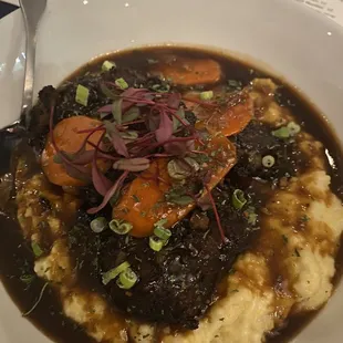 Pork cheeks with polenta. Incredible 11/6/21