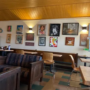 the interior of a mexican restaurant