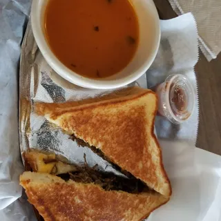 Brisket Grilled Cheese Sandwich