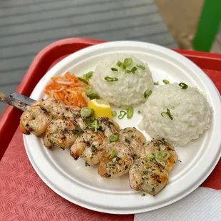 Shrimp skewers
