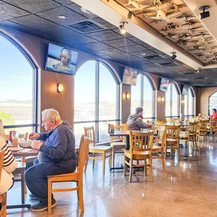 two people sitting at a table