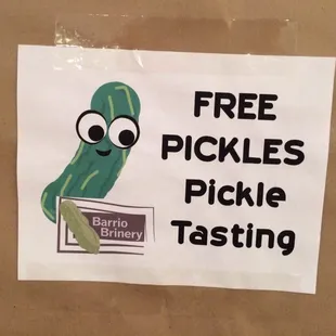 Free samples every day