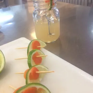 Making use of brine in cocktails