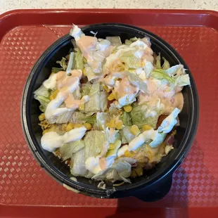 Half Steak and Ground Beef Bowl